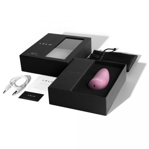 Розовый клиторальный вибромассажёр с ароматом розы и глицинии Lelo Lily 2 Pink LEL2791