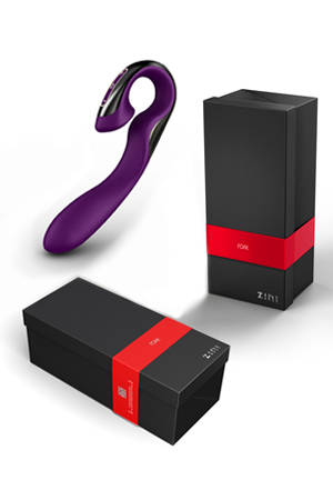 Фиолетовый вибратор ZINI ROAE ZV016