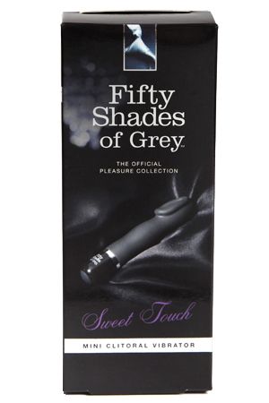 Чёрный мини-вибратор для клитора Fifty Shades of Grey Sweet Touch FS-52411 (13,9 см)