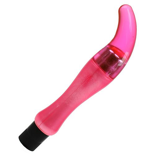 Розовый вибромассажёр для G-точки Seven Creations 2K659CPR-BCDSC (19 см)