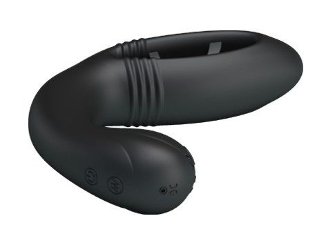 Чёрный анальный вибратор Baile Flexible Fabulous Vibration Frequency B LKS206
