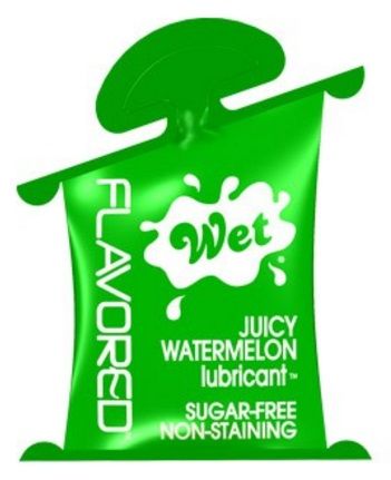 Лубрикант с ароматом арбуза Wet Flavored Juicy Watermelon 23409 (10 мл)