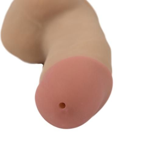 Телесный фаллоимитатор с функцией семяизвержения Topco Sales Squirtz CyberSkin 6.5 Squirting Dildo 1115203 (16,5 см)