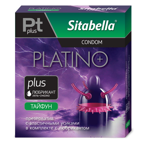 Презерватив Sitabella Platino plus «Тайфун» 1279 (1 шт)