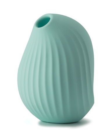 Мятный вакуум-волновой стимулятор с вибрацией и базой-ночником Cuddly Bird CB-GR