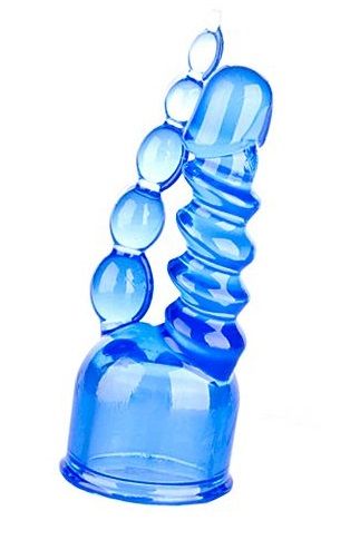 Синяя двойная насадка Hitachi Magic 2717 (для Magic Wand)