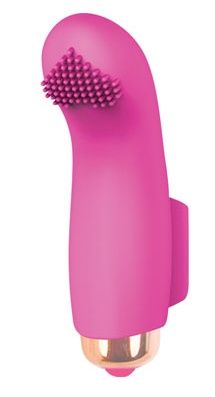 Розовая вибропулька с шипиками Bior toys ST-40131-6 (7,2 см)