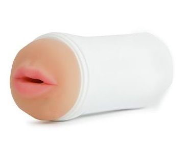 Мастурбатор-ротик телесного цвета в тубе Topco Sales Vulcan Deep Throat 1600373