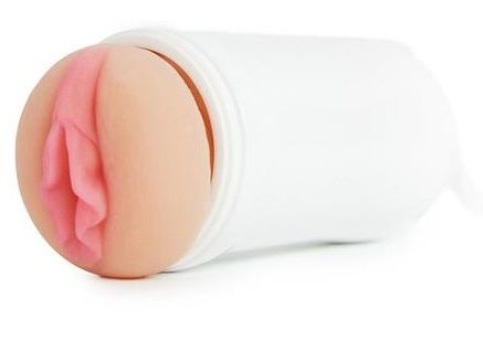 Мастурбатор-вагина телесного цвета в тубе Topco Sales Vulcan Realistic Vagina 1600372