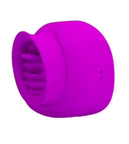 Лиловый вибростимулятор-лизун Baile Estelle BI-014753