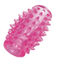 Открытая насадка розового цвета на фаллос с усиками для стимуляции Sextoy 2011 00160-3