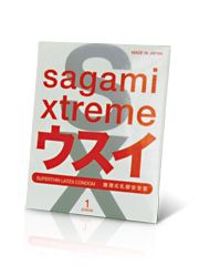 Ультратонкий, прозрачный презерватив Sagami Xtreme Superthin №1 (1 шт)