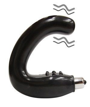 Чёрный массажёр простаты серии Bior toys Sex Expert SEM-55001