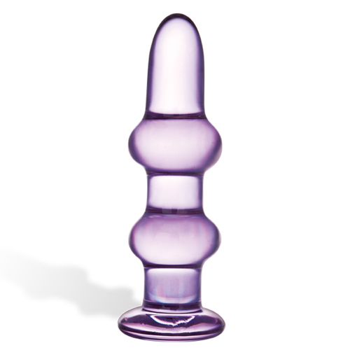Фиолетовый анальный стимулятор Glas Purple Popper GLAS-50 (13 см)
