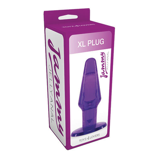 Фиолетовый анальный плаг большого размера Toyz4lovers JAMMY JELLY ANAL XL PLUG VIOLET T4L-00700715 (14 см)