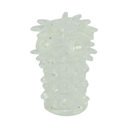 Прозрачная насадка на пенис с усиками Baile BI-026030