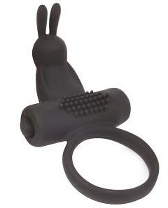 Чёрное эрекционное виброкольцо Bior toys Sex Expert SEM-55058