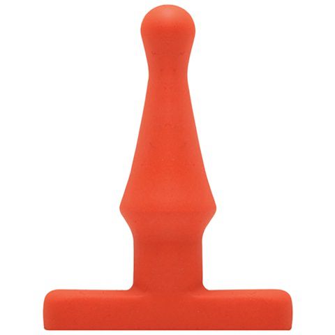 Оранжевая анальная пробка Topco Sales Bum Buddies Tease My Tush 1003029 (10 см)