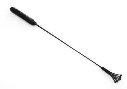 Чёрный стек с рукоятью-фаллосом Sitabella 6034-1 (62 см)