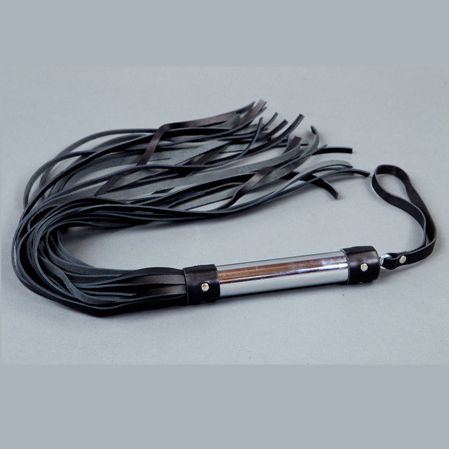 Чёрный флогер с металлической ручкой Подиум Р19