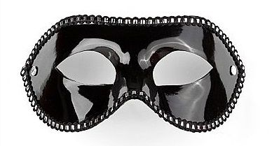 Чёрная маска Shots Media BV Mask For Party Black OU025BLK
