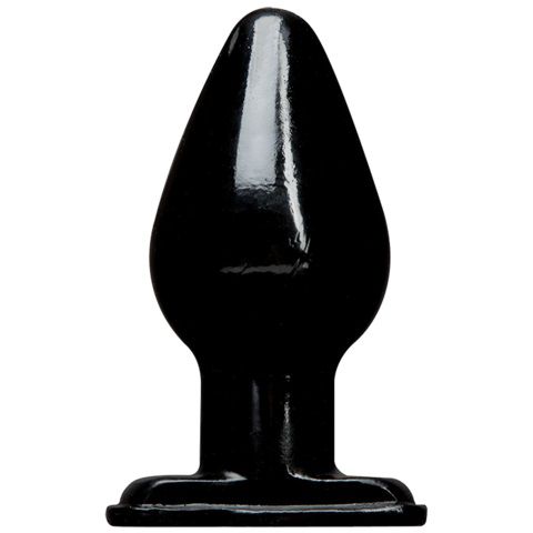Чёрная анальная пробка Topco Sales Wildfire Down Dirty 4.5 Butt Plug 1101105 (12,7 см)