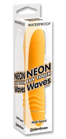 Оранжевый вибратор Pipedream Neon Luv Touch Wave Orange PD1409-43 (19 см)