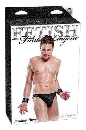 Стринги для раба с наручами Pipedream PD4739