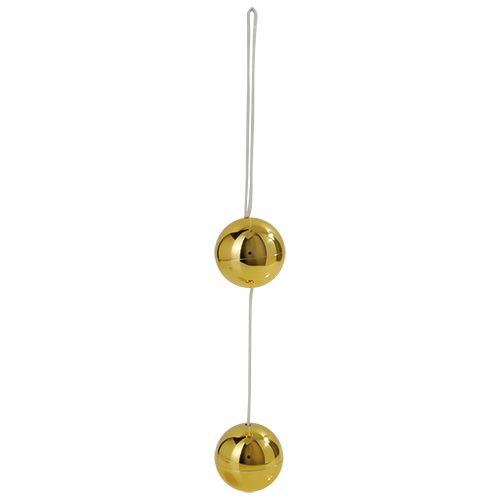 Золотистые вагинальные шарики Toyz4lovers CANDY BALLS LUX GOLD T4L-00801366