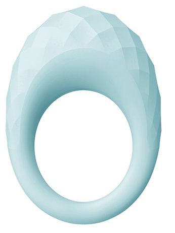 Голубое эрекционное виброкольцо Dream Toys ZELIE 21736