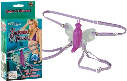Беспроводная микро-бабочка фиолетового цвета California Exotic Novelties Arouser SE-0615-14