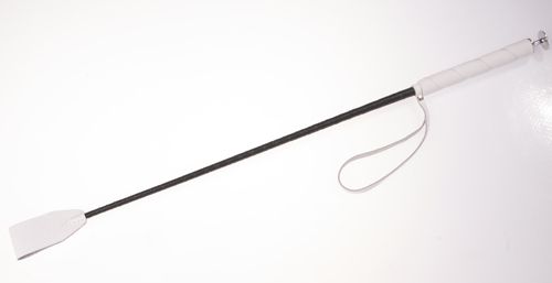 Белый стек с кожаной ручкой Sitabella 3030-3 (70 см)