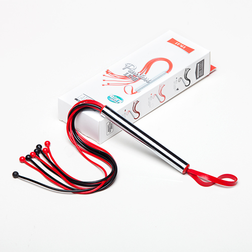 Чёрно-красная плеть из латекса Sitabella 6011-12 (50 см)