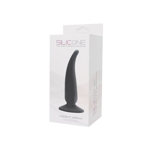 Чёрный анальный стимулятор Toyz4lovers THE BUTT ARROW SILICONE T4L-00700920 (12,5 см)