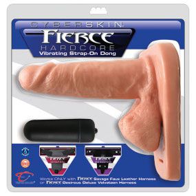 Реалистичный страпон телесного цвета без трусиков Topco Sales Fierge Hardcore  1003018