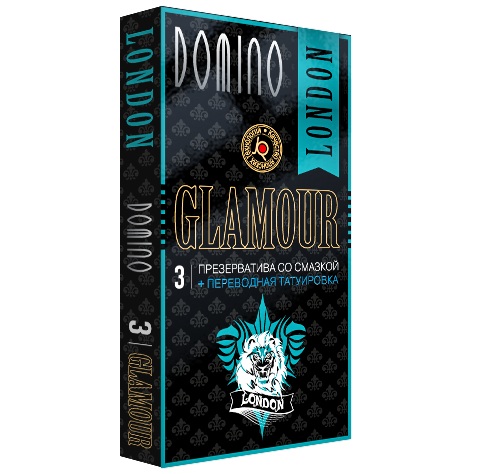Презервативы Domino Glamour London №3 (3 шт)