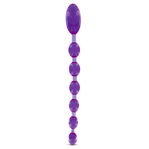 Фиолетовая анальная цепочка Toyz4lovers ANAL DILDO OVAL LUST T4L-00700341 (27,5 см)