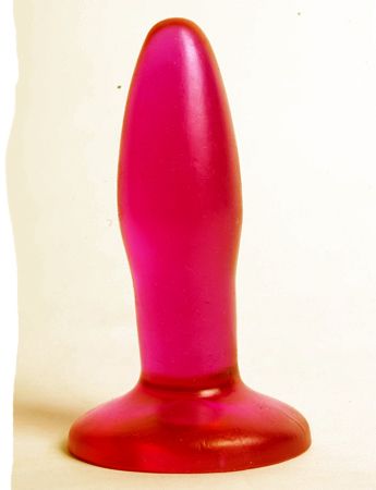 Розовая анальная пробка с широким основанием 4sexdreaM 47080 (10 см)