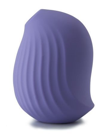 Сиреневый вакуум-волновой стимулятор с вибрацией и базой-ночником Cuddly Bird CB-PR