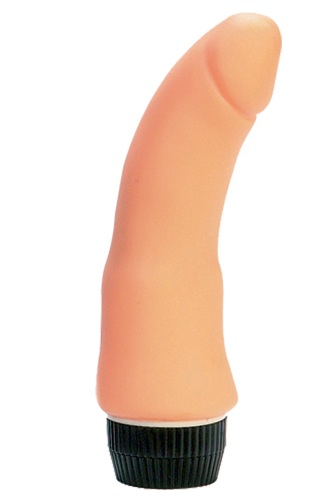 Реалистичный вибромассажёр телесного цвета малого размера Seven Creations PG220-BCV (12 см)