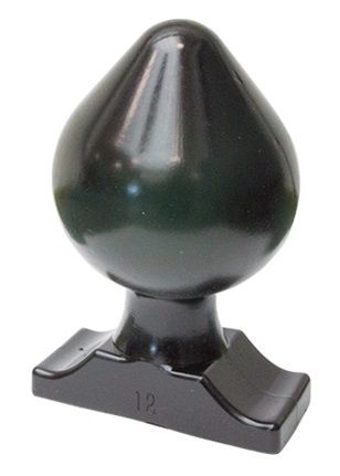 Огромная чёрная анальная пробка Mister B All Black Raymond Butt Plug MB775144 (22 см)