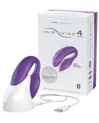 Фиолетовый вибратор для пары We-vibe 4 Plus App Only Model WV4PLUS PURPLE APP