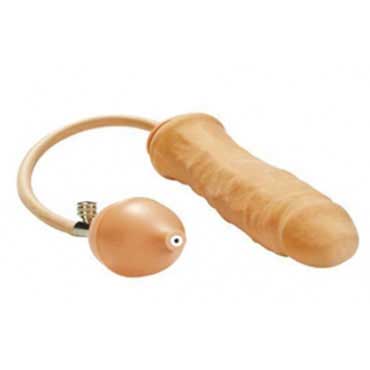 Расширяющийся фаллоимитатор телесного цвета Supreme Nature Inflatable Naturel Prosthetic 3000003081 (17 см)