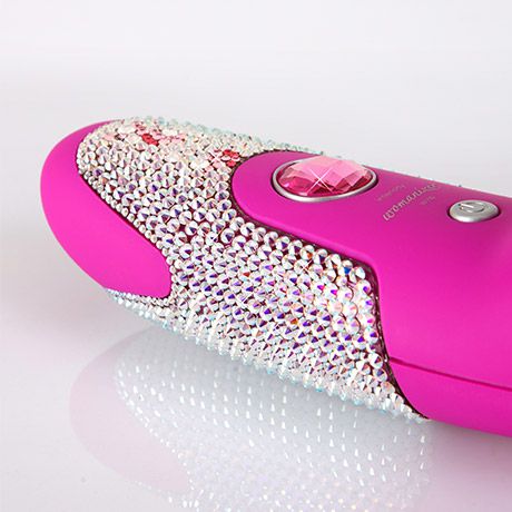 Розовый стимулятор клитора Womanizer Crystal Swarovski 0582034