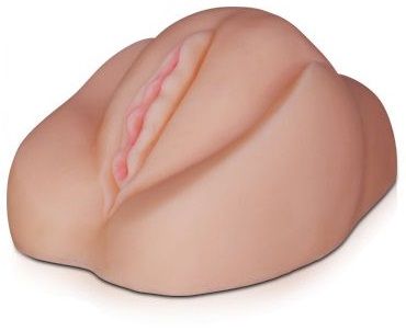 Вагина телесного цвета с мягонькими губами и вибрацией Lovetoy DL-70