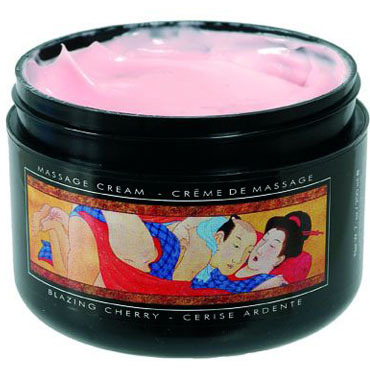 Съедобный массажный крем с ароматом вишни Shunga 4000