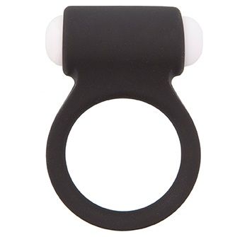 Чёрное эрекционное виброкольцо Dream Toys LIT-UP SILICONE STIMU RING 3 BLACK 21158