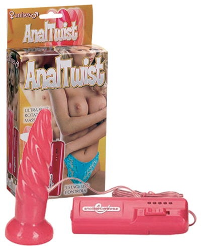 Анальная коралловая вибровтулка Seven Creations Anal Twist 2k426-d8