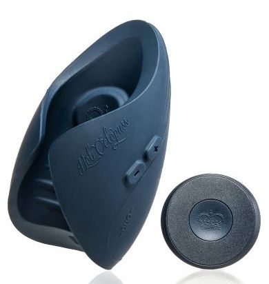 Синий инновационный мужской вибратор Hot Octopuss PULSE DUO HO5