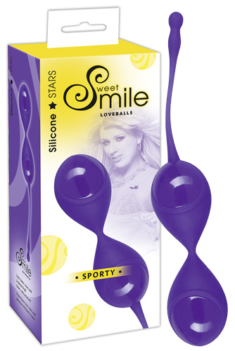 Фиолетовые вагинальные шарики с хвостиком для извлечения Orion 0507180